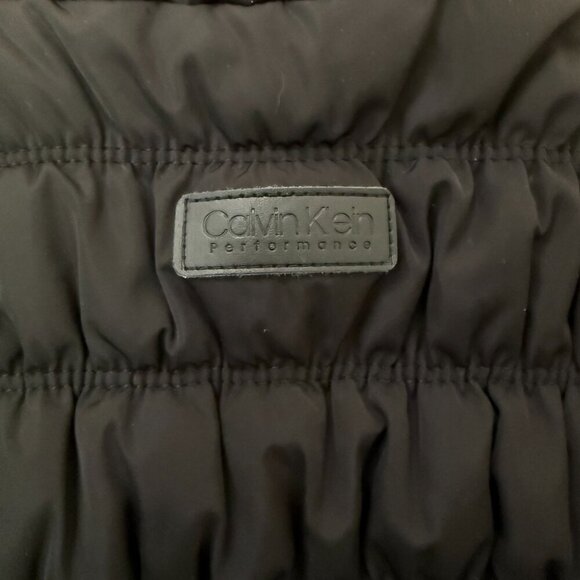 Calvin Klein Performance Black Sherpa Puffer Vest Medium - Picture 4 of 4